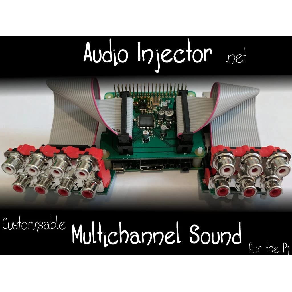 Audio Injector OCTO 8 channel audio card for Raspberry Pi HIFI DAC HAT HIFI DAC Audio card expansion card for Raspberry Pi