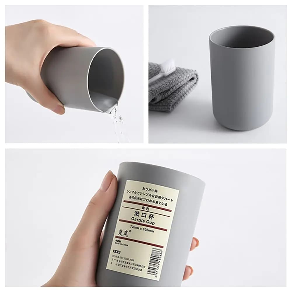 Portable Drinkware Bathroom Supplies Tea Cup Drinking Storage Cup Mouthwash Cup Water Mug Toothbrush Holder Bathroom Tumblers