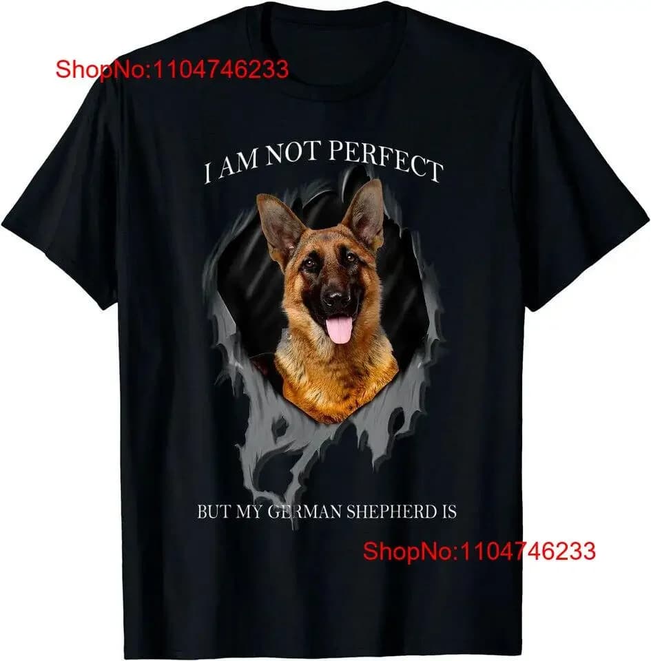 NEW LIMITED My German Shepherd Is Perfect Dogs T Shirt Size S 3XL vintage Washed homme Soft fashion Stretched graphic Slightly
