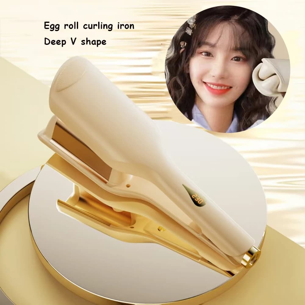 Professional Electric Sprinkler Iron with Adjustable Temperature for Hairstyles
