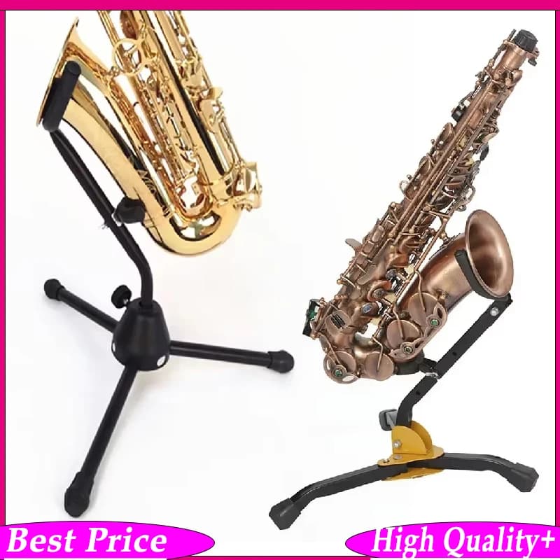 Alto Saxophone Stand Foldable Metal Tripod Holder Portable Instrument Bracket Support For Eb Alto Sax Woodwind Replacement Parts