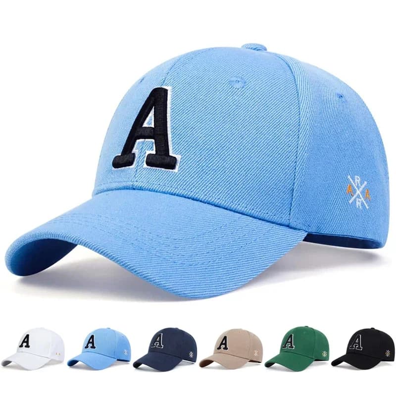 Cappellino da baseball unisex con ricamo a lettere, cappello snapback primaverile e autunnale, cappello casual regolabile, cappello con protezione solare