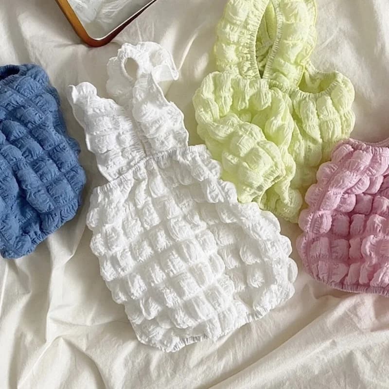 Gilet rinfrescante estivo per cani Bretelle per cuccioli Vestiti per cani carini Ragazze Bichon Chihuahua Abbigliamento Costume per cani Vestito per animali Gilet per cani