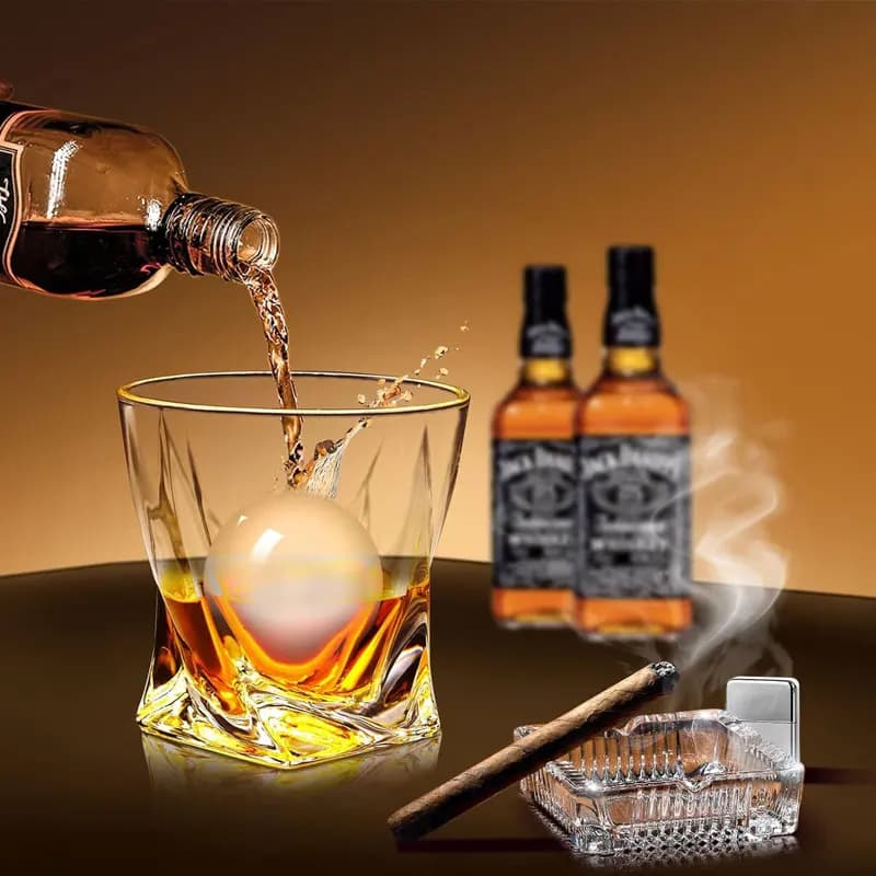 Bicchieri da Cocktail 300ml/350ml, Calici Trasparenti per Mojito, Bicchieri Creativi per Brandy, Bourbon e Whiskey