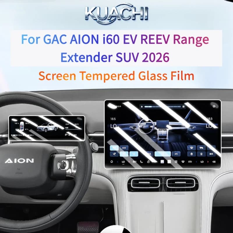 For GAC AION i60 EV REEV Range Extender SUV 2026 Screen Protector 10.25"+14.6" Tempered Glass Film Display Film Matte HD Clear