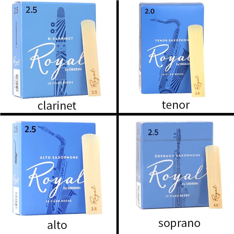 U.S.A Original D’Addario RICO Royal Blue Box Bb Clarinet Reed Bb Soprano Tenor Eb Alto Saxophone Reed