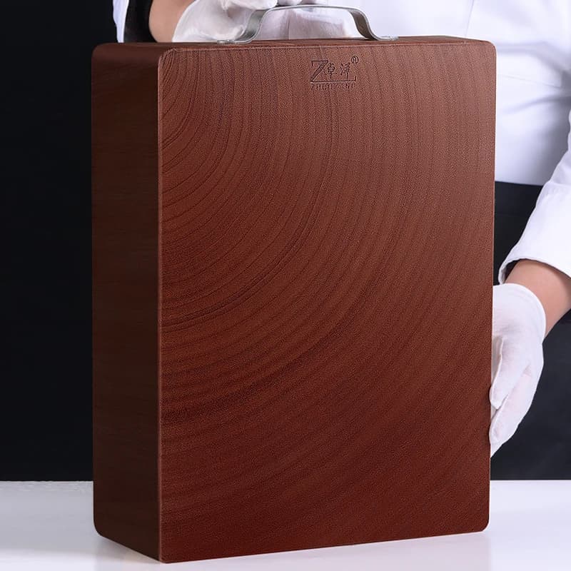 A century iron wood cutting board for solid wood cutting board for antibacterial kitchen for thickened domestic use