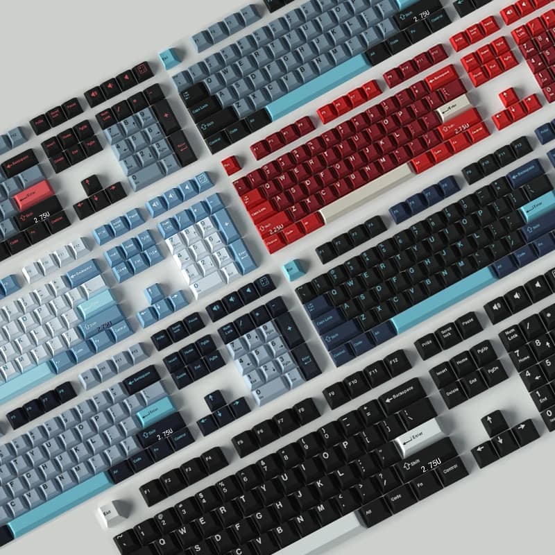 GMK Copritasti Cherry Profilo Double Shot PBT Keycap per Cherry Mx Switch Tastiera meccanica Olivia Arctic Red Samurai Wob Shoko