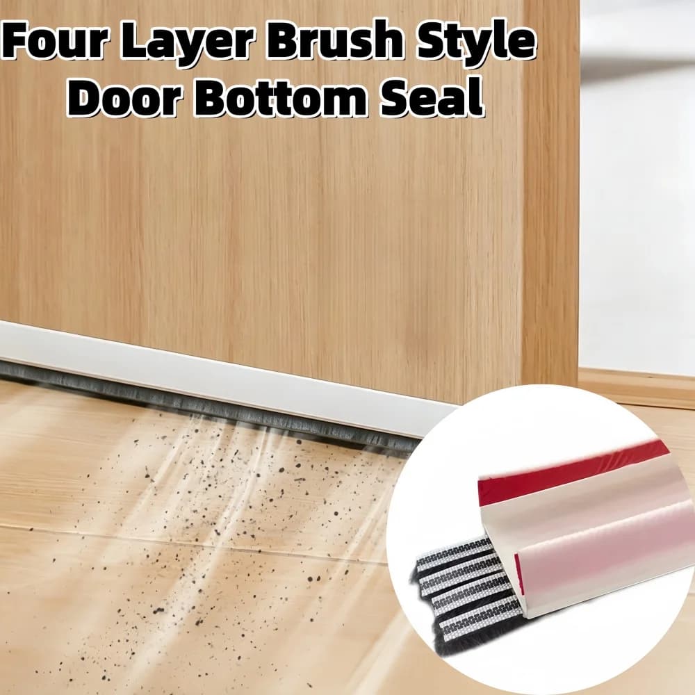 1pc Door Draft Stopper for Bottom Seal Dust and Noise Insulation Weather Stripping Draft Guard Insulator Sealing Strip