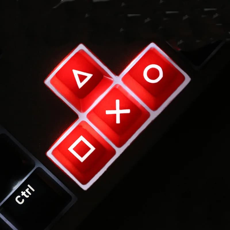 Tasti direzionali OEM in ABS con retroilluminazione per tastiera meccanica Cherry MX, tasti per giocatori, tasti per computer.