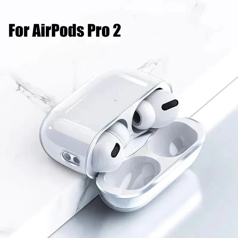 Custodia morbida in TPU trasparente per Airpods Pro 2 Custodia antiurto per Airpods 4 Custodia trasparente per scatola di ricarica per Airpods 1 2 3