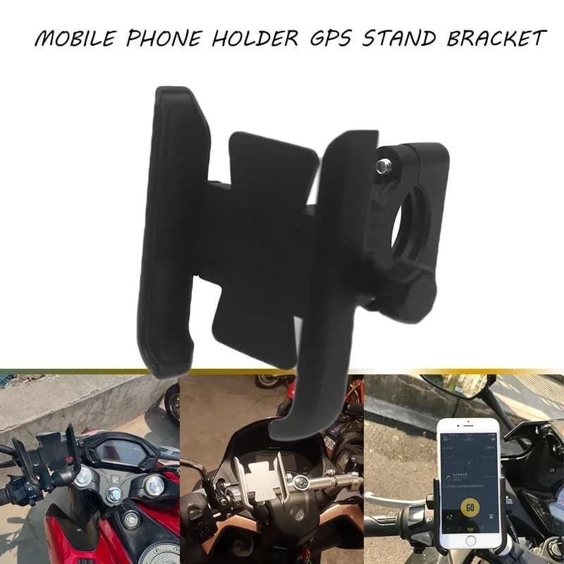 Staffa per telefono moto: specchietto manubrio CNC con supporto GPS posteriore per Forza