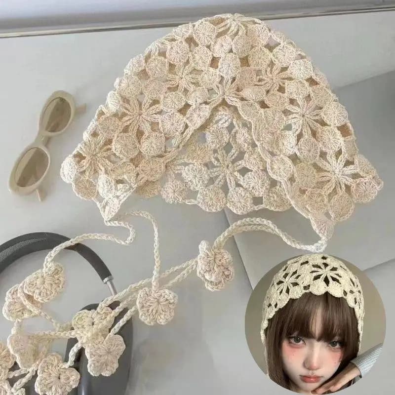Cappelli lavorati a maglia Berretto lavorato a maglia scavato fatto a mano Cappello da pescatore letterario Cappello all'uncinetto Cappello etnico Baotou Cappello pullover in cotone traspirante