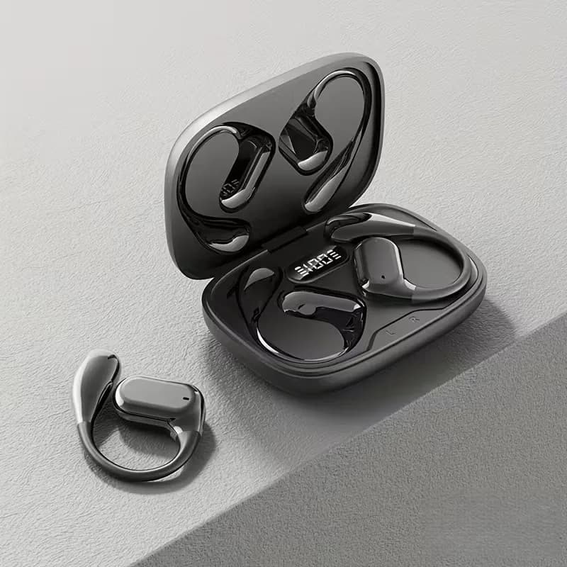 Mini Auricolari Wireless per Dormire, Design Stile TWS, Cuffie Bluetooth con Microfono, Chiamate HD, Stereo, Impermeabili, Cuffie Nascoste per il Lavoro