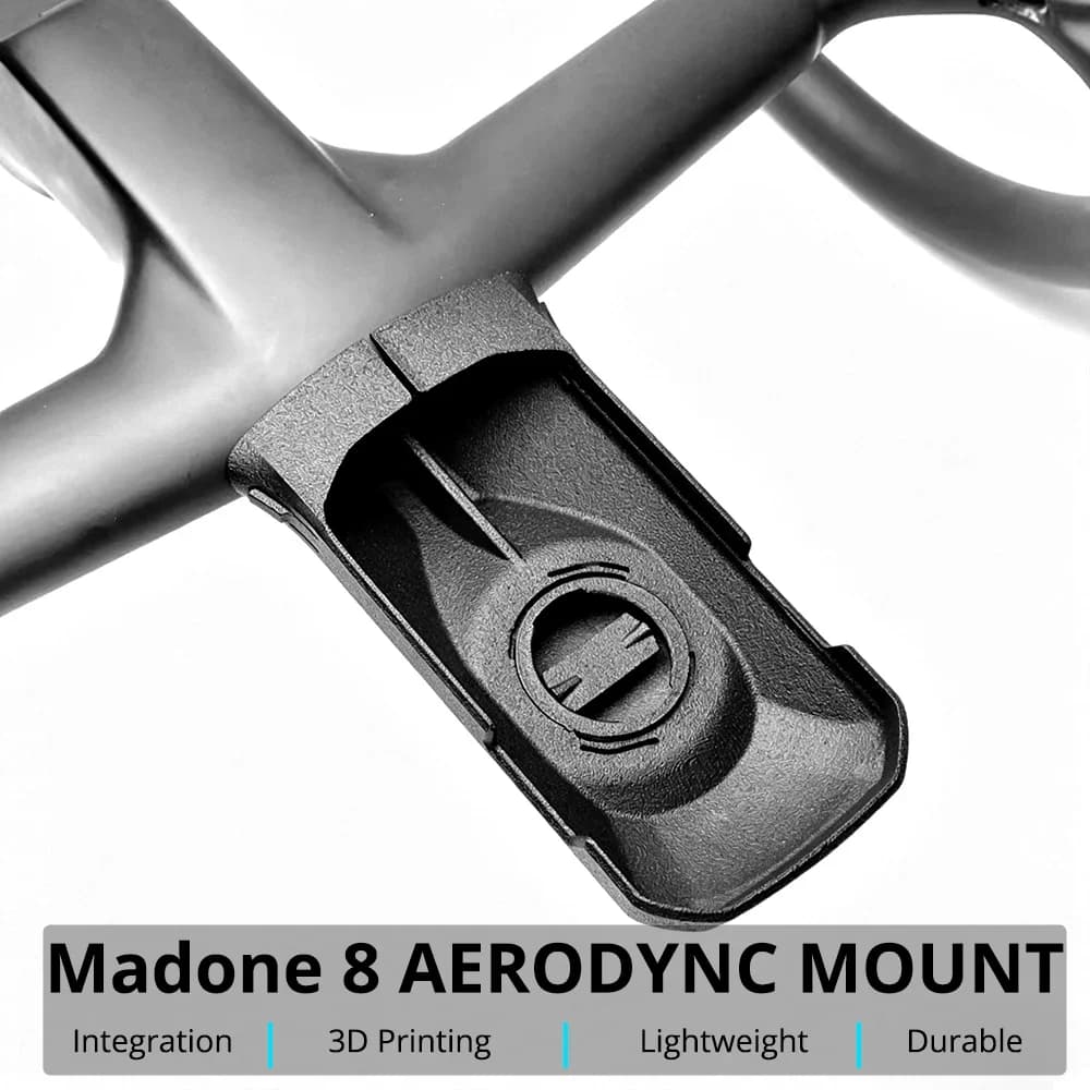 Supporto Ullicyc per Garmin Wahoo per integrazione su Madone 8 SLR AXS, supporto aerodinamico per computer, stampa 3D, staffa per tachimetro