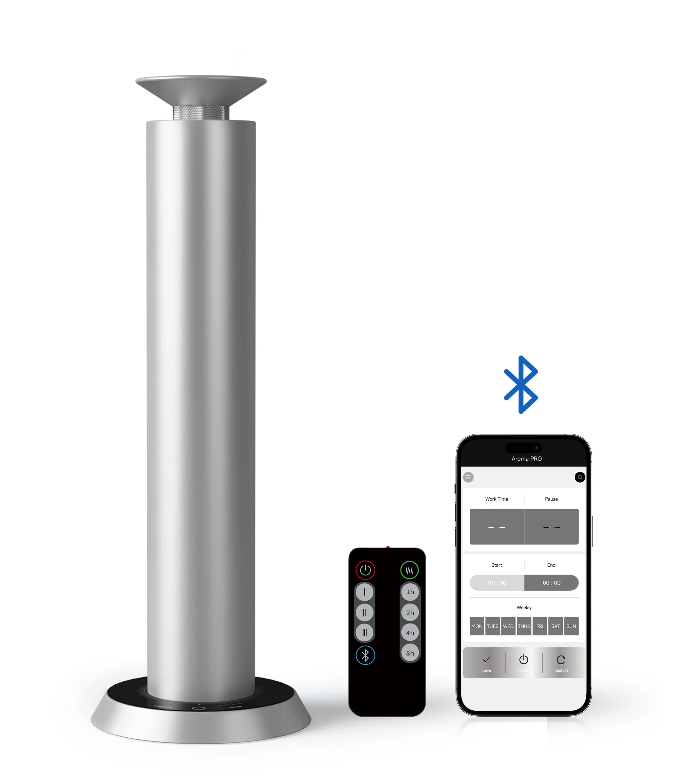 Smart Professional Tower Fragrance Oil Metal Machine Home Decor Luxury Hotel Scent Diffuser Aroma Diffusers Waterless Diffuser