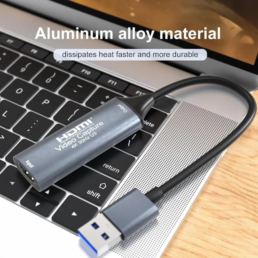 Scheda di acquisizione video 4K USB 3.0/Type-C compatibile HDMI per PS4, giochi, DVD, videocamere e streaming live