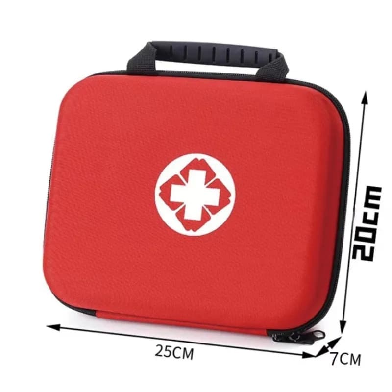 Borsa di pronto soccorso impermeabile in PU vuota per viaggi all'aperto, auto, casa, emergenza, sopravvivenza, campeggio domestico, piccola scatola medica, kit medico
