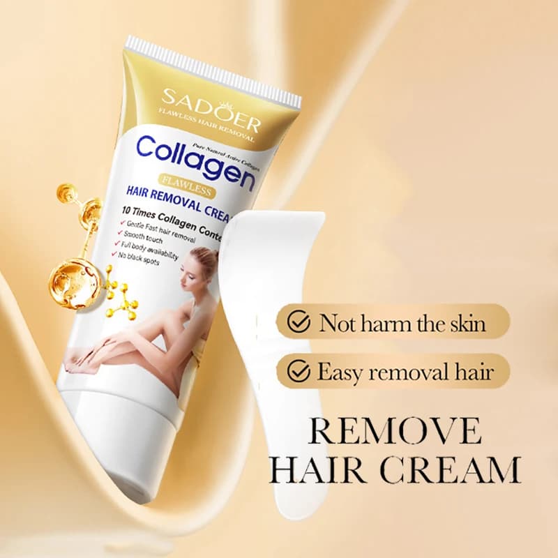 SADOER Collagen Ossein Cream for Hair Removal Body Axle Arm Gamba Privates Skin Care