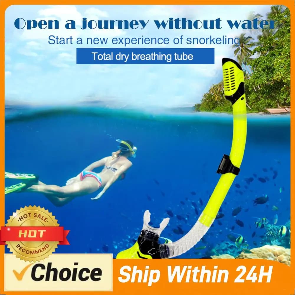 Underwater Breathing Tube Fully Dry, Diving Equipment and Swimming