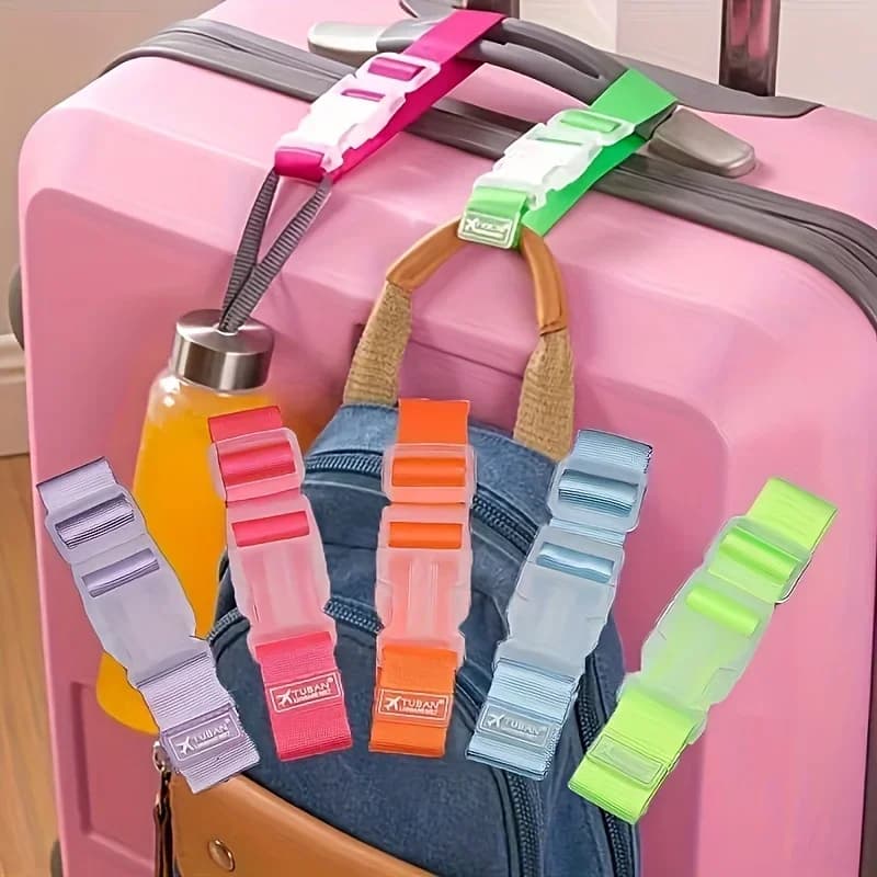 Cinghie da viaggio regolabili: durevoli, leggere e facili da usare per bagagli sicuri e viaggi in auto, accessori da viaggio