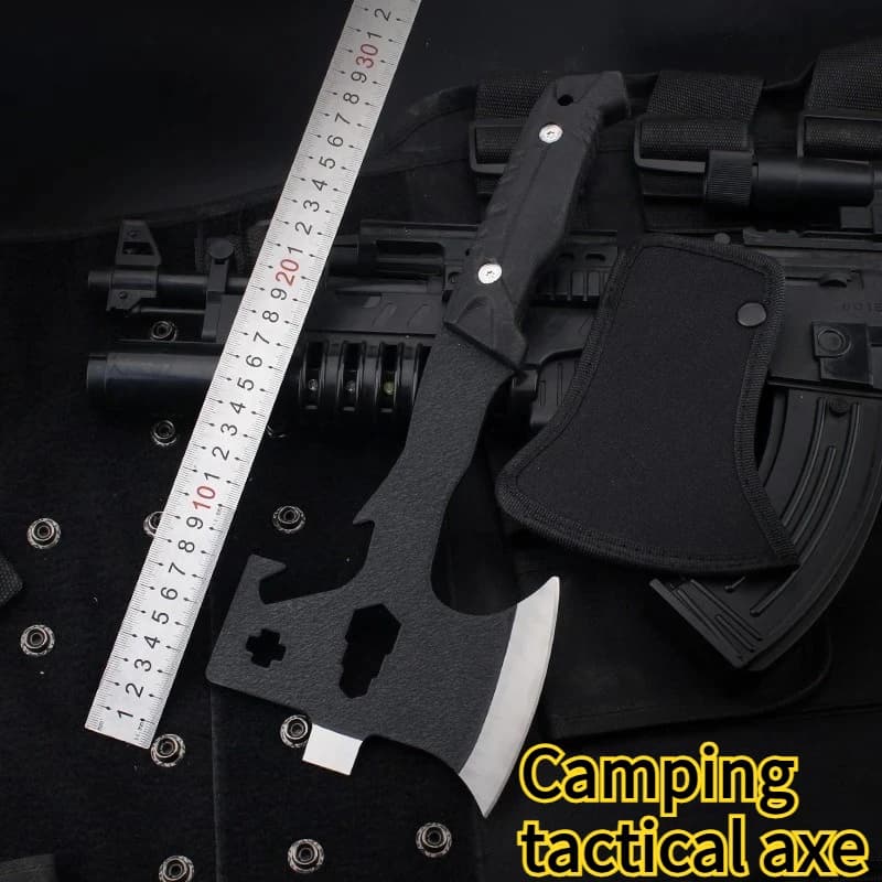 New Multifunctional Self-defense Tactical Axe Outdoor Logging Fire Axe Vehicle Mounted Portable Woodworking Axe