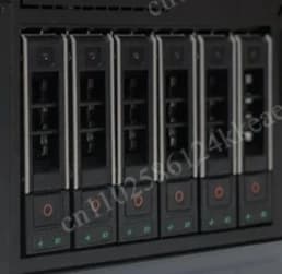 M-ATX NAS Storage Cabinet 6 Hard Disk Bays All Metal Structure, DIY NAS Case Equipped with LED Auxiliary Screen