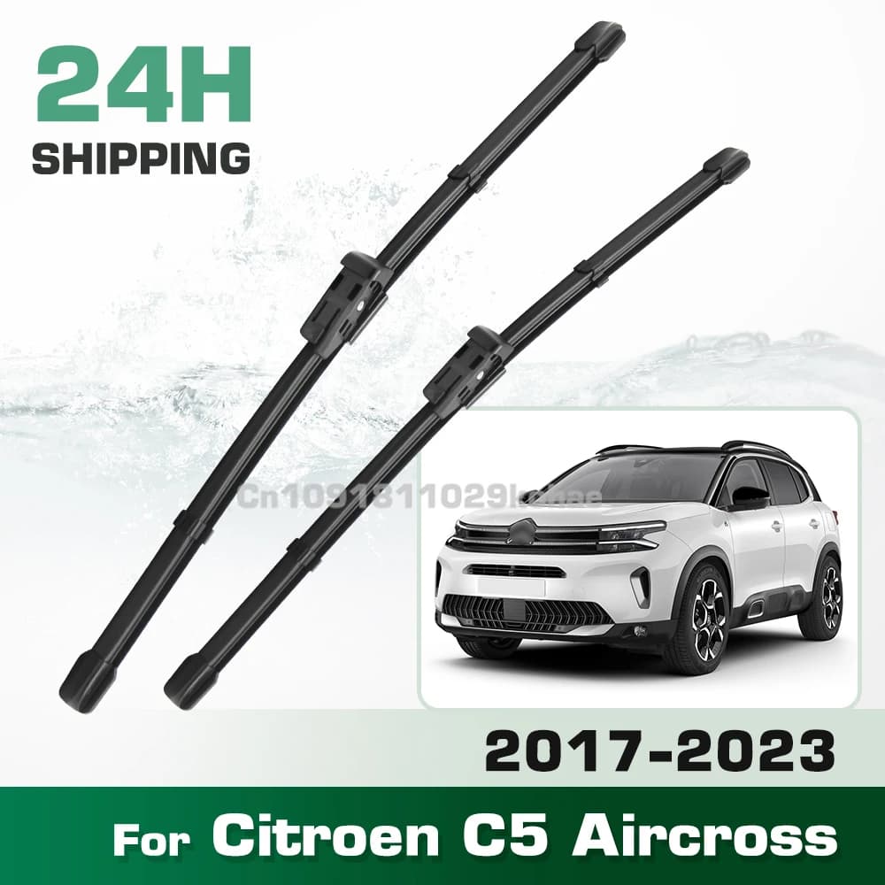 Per Citroen C5 Aircross 2017-2023 2018 2019 2020 2021 2022 LHD e RHD Spazzole Tergicristallo Anteriori Parabrezza Parabrezza Spazzola per Finestra 28 "+ 16"