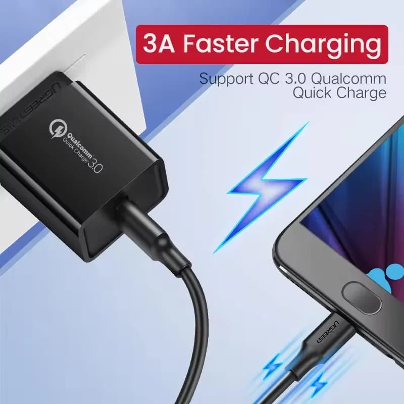 Micro UGREEN USB Cable Fast Charging USB Data Cable Mobile Phone Charging Cable for Samsung Android Tablet USB Wire