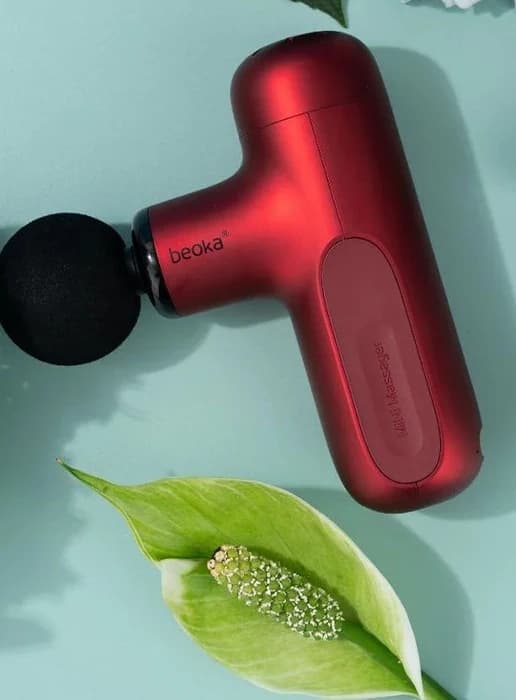 Deep Fabric Band Gun Heat Cooled Body Face Massage Gun Vibration Massage Gun Deep Percussion