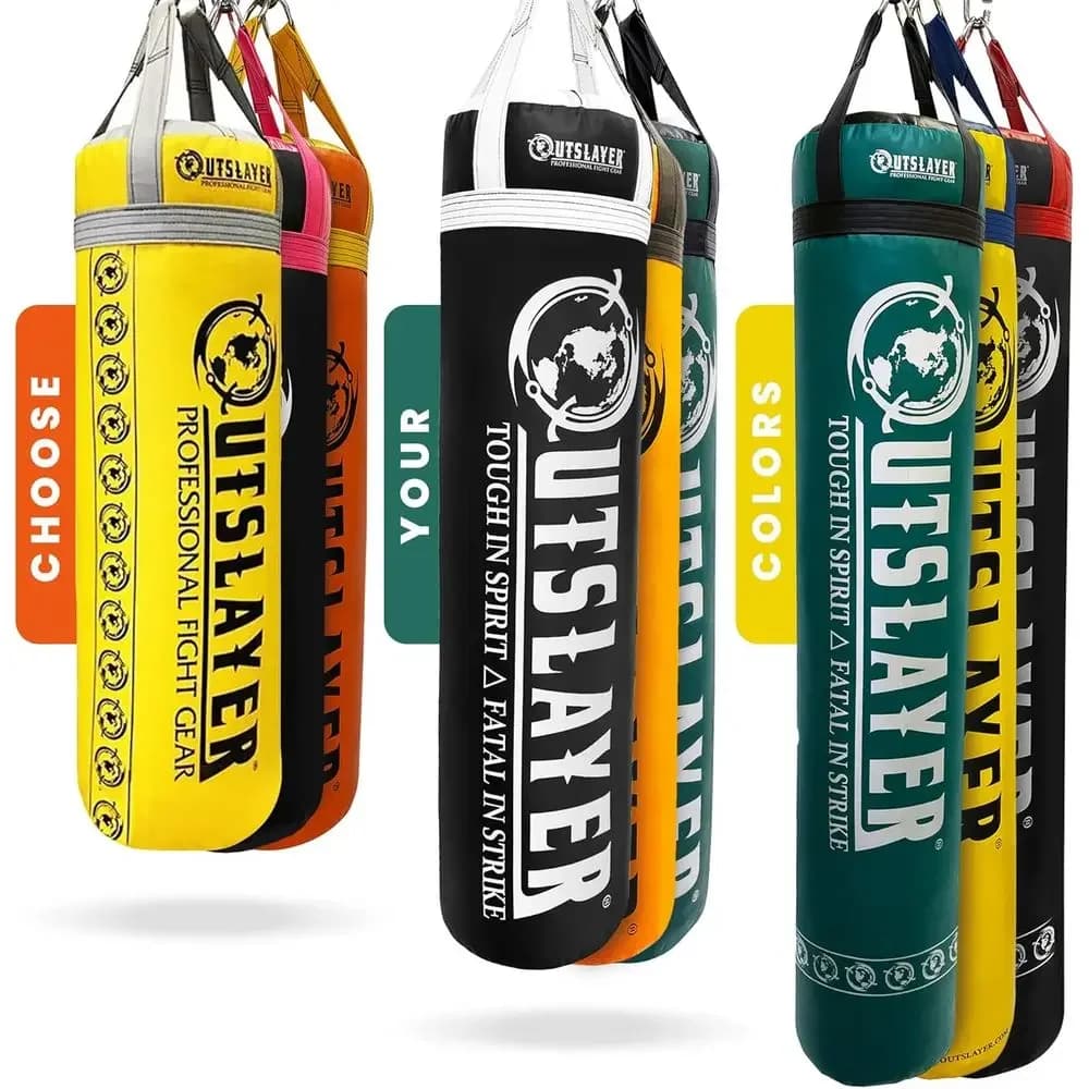 Personalized Muay Thai Punching Bag - Select Color and Size for 6ft 130lbs Fighters