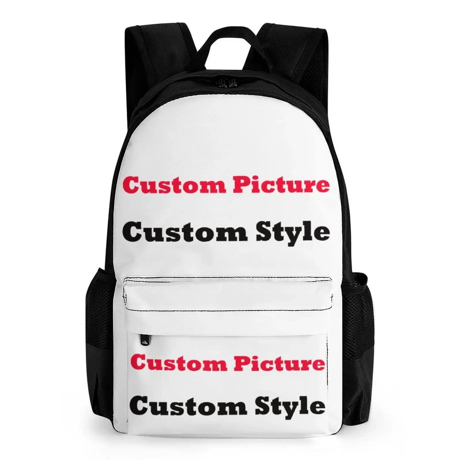 Back-To-School Season Customized Schoolbags Girls And Boys Surprise Gifts Personalized Photo Text Logo Large-Capacity Backpacks