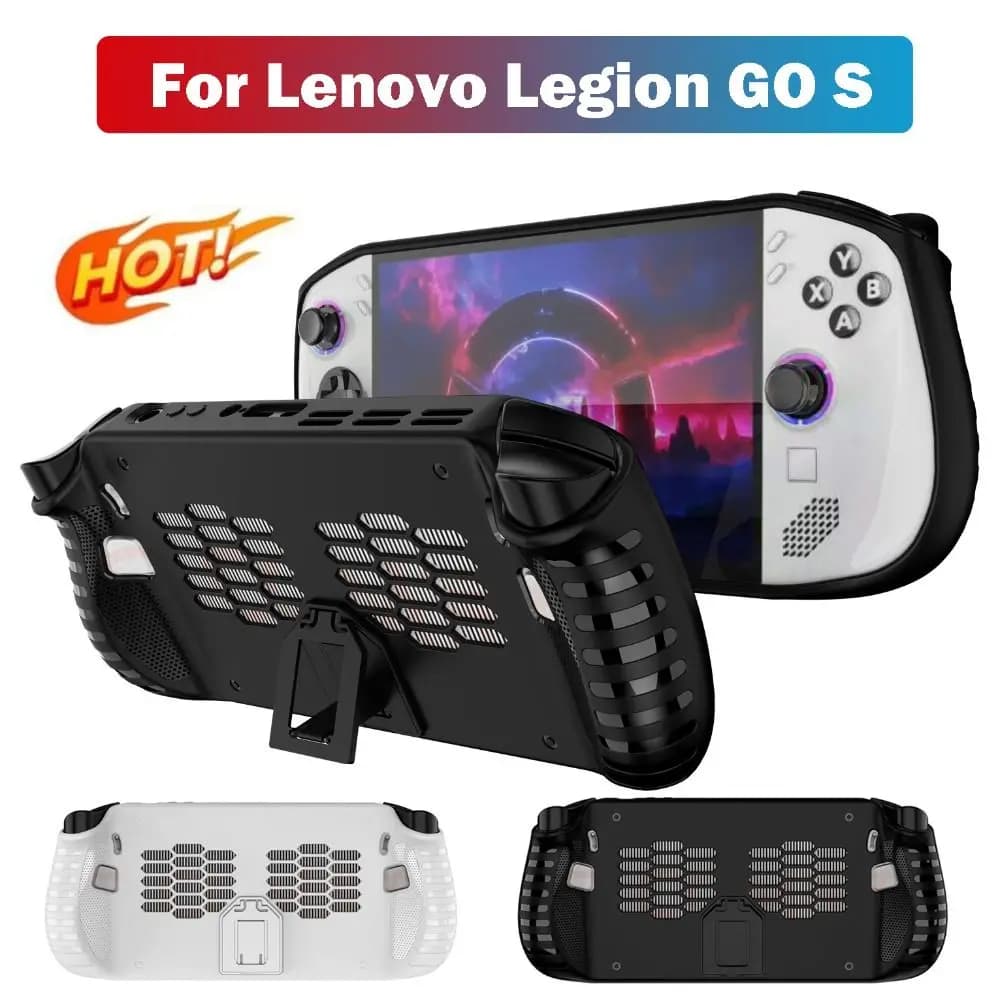 Custodia Protettiva Morbida Antiurto Ergonomica in TPU per Console da Gioco Portatile Lenovo Legion Go S