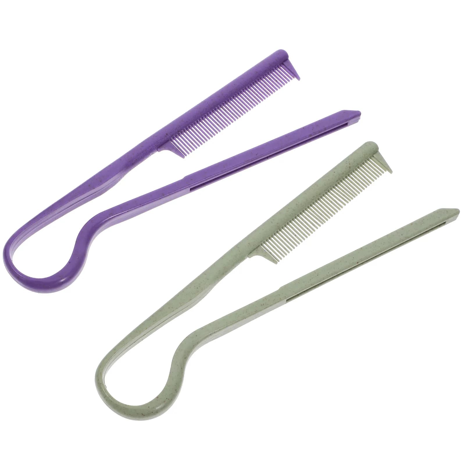 2 Pieces V-Cables for Hair, Clips for Straightening and Separating Hair, Quick Styling Tool for Women