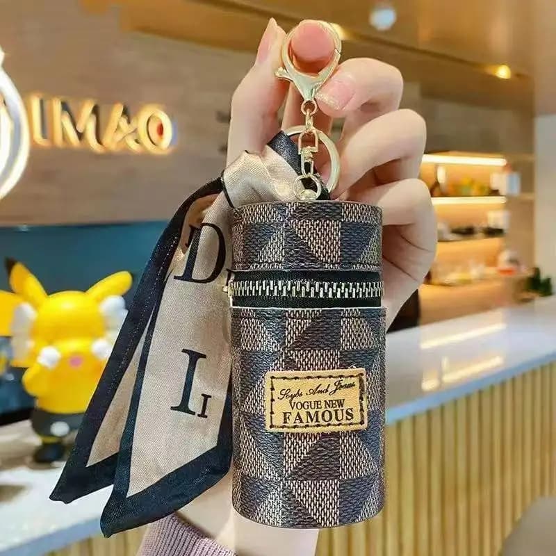 Portamonete triangolare piccola borsa pendente borsa per cuffie bocca busta rossa mini borsa portachiavi