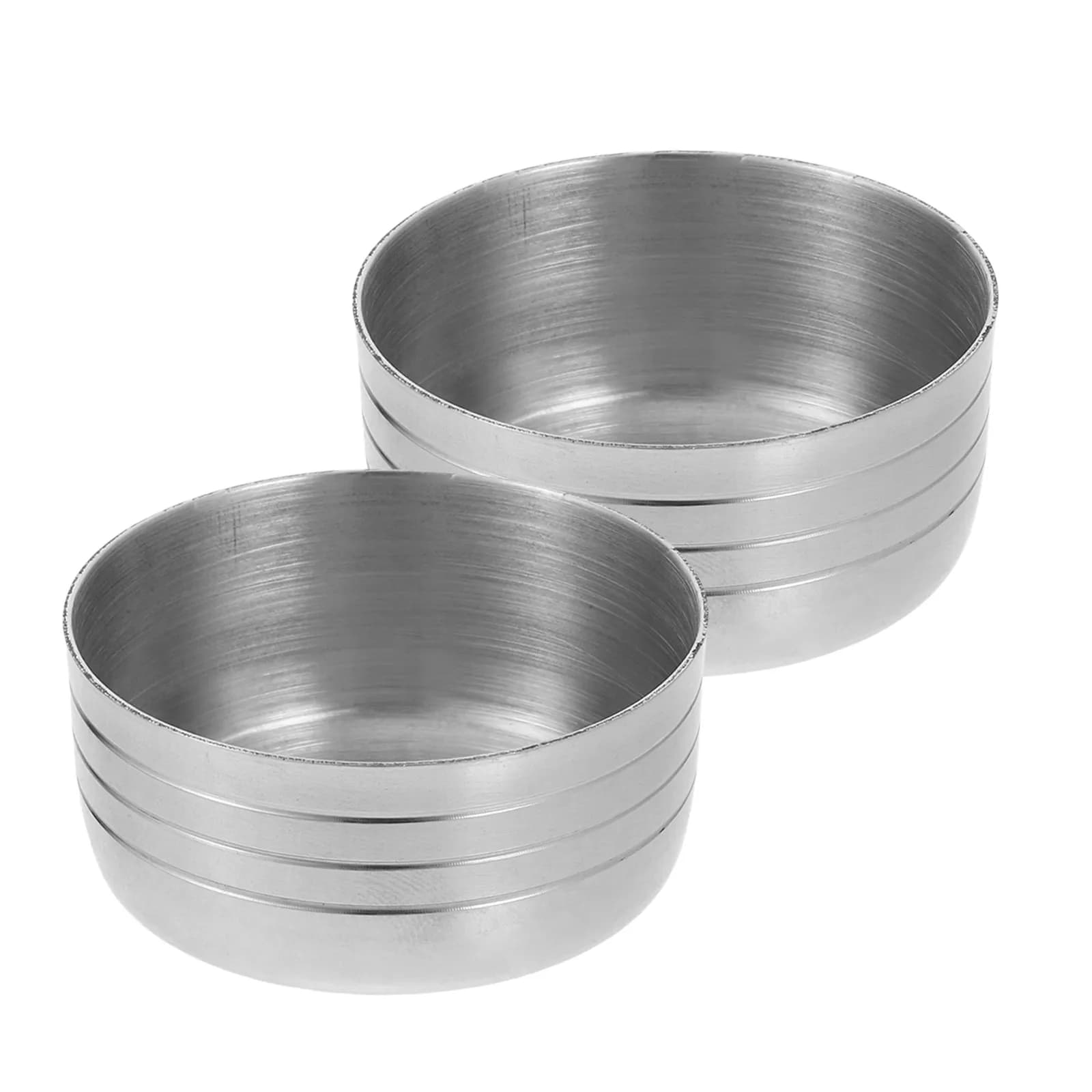 2Pcs Cocktail Shaker Lids Stainless Steel Splash Proof Reusable Shaker Cup Covers Replacement for Juice Tea Cups