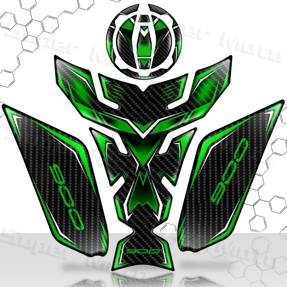 3D Wall decal for Tank Moto, Waterproof Protection for Carburet, Decalcomania for Z900 Z 900 z900 2021-2024