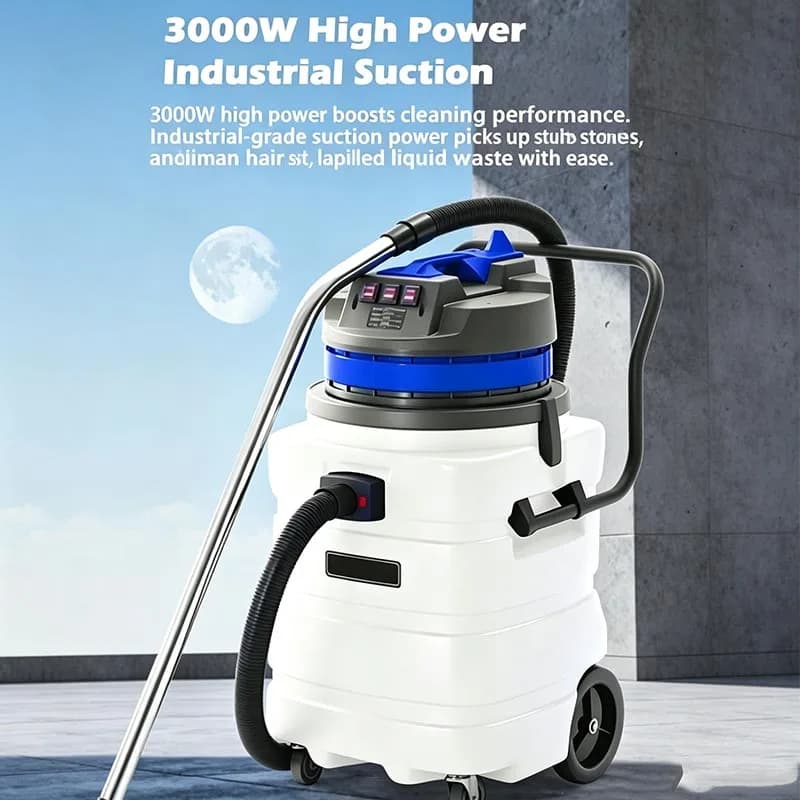 High Quality Heavy Duty Canister Vacuum Cleaner Industrial Commercial Wet Dry Auto Vacuum with Manual Cleaning New(customized)