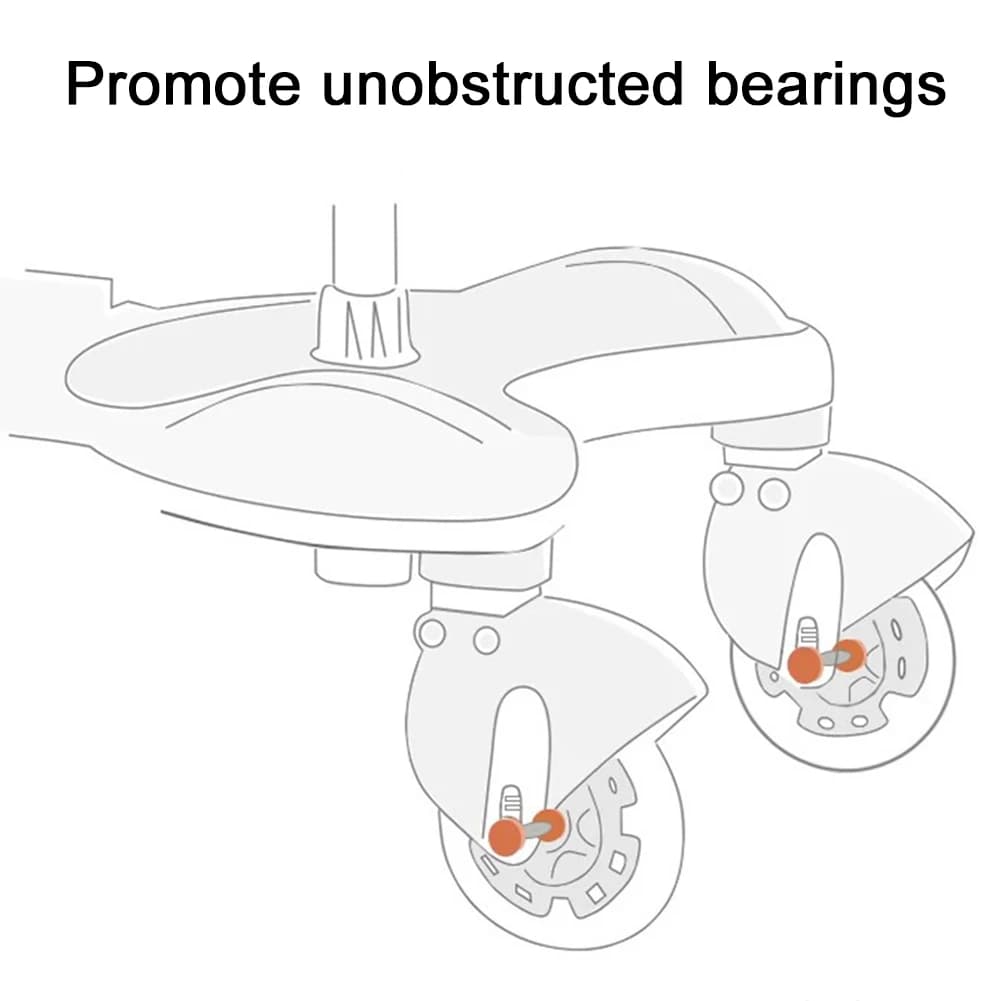 Adattatore universale per pedale per passeggini Piastra per secondo bambino con sedile Buggy Passeggino Sedile in piedi Accessori per passeggino