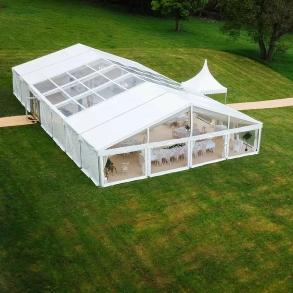 Tent with Aluminum Pole and PVC Cover Translucent for Weddings