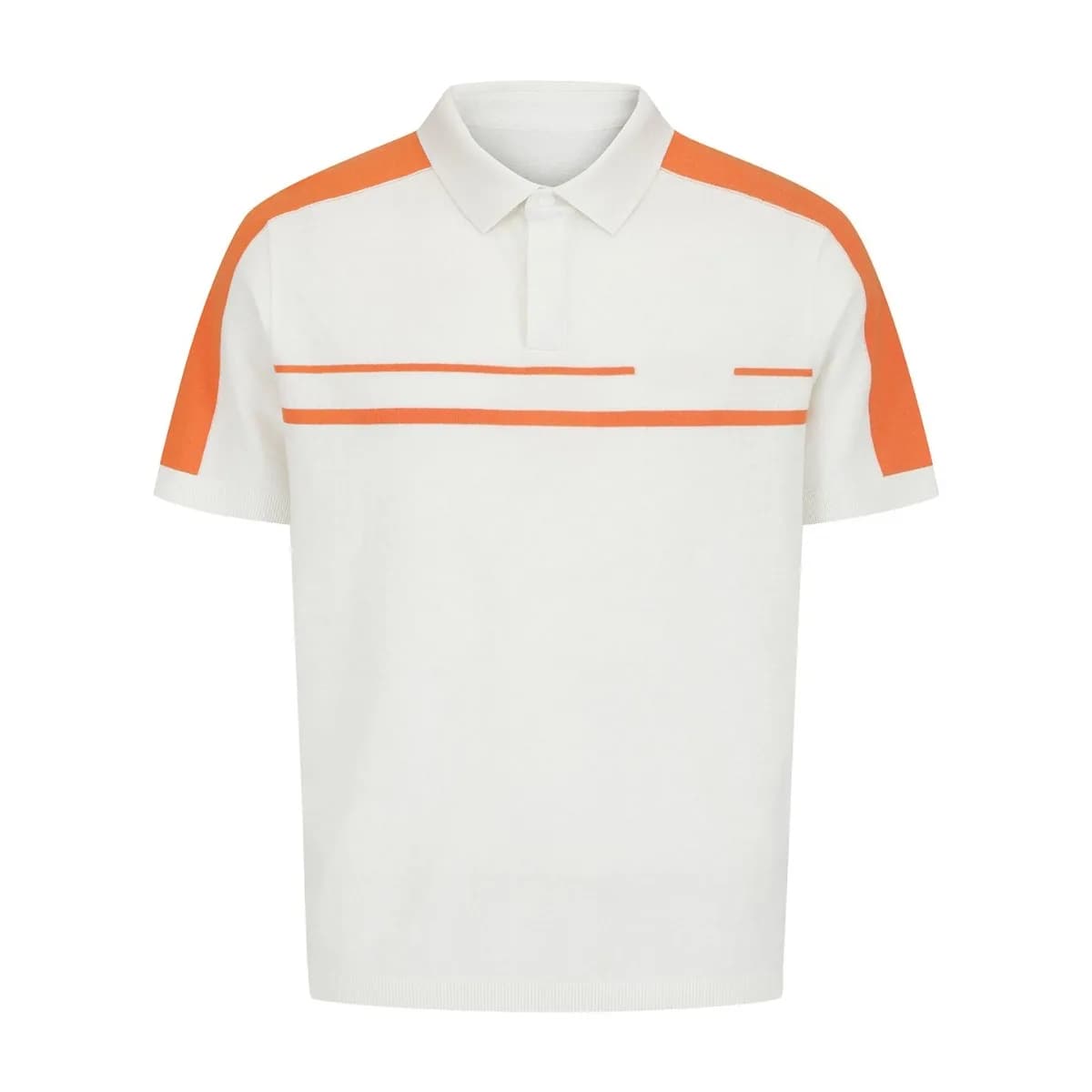 2026 Sporty Men's Golf Short Sleeve Polo Knit Lightweight Breathable Moisture-Wicking for Summer Sports Casual Versatile Tee