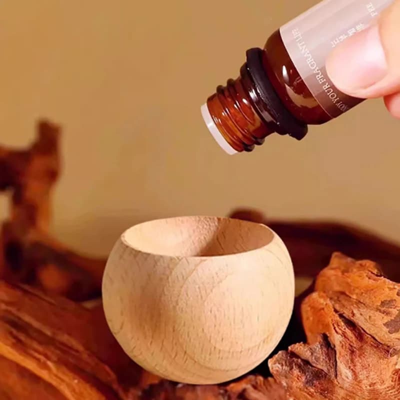 Diffusore di aromaterapia di oli essenziali in legno Diffusore di legno Fragranza ecologica Diffusa di legno Rinfrescante Aiuto per il sonno