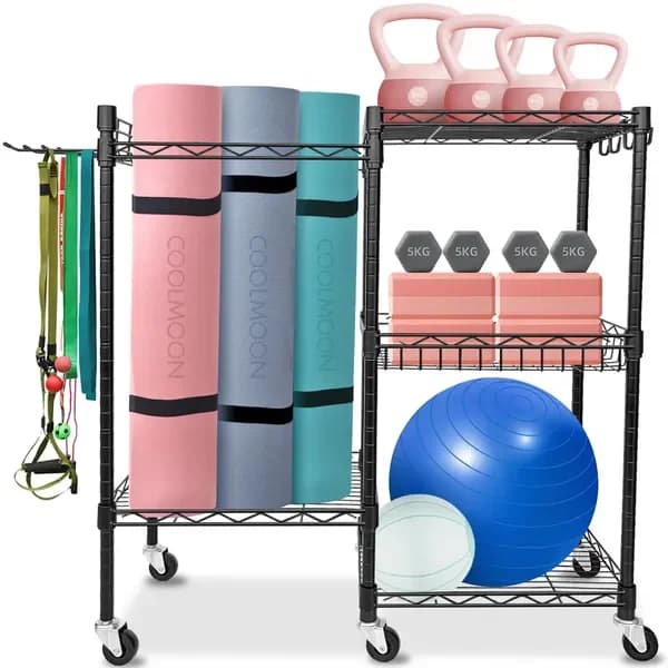 Materials for Home Gym, Yoga Mat Holders, Gym Equipment Container for Yoga Mats, Foam Roller