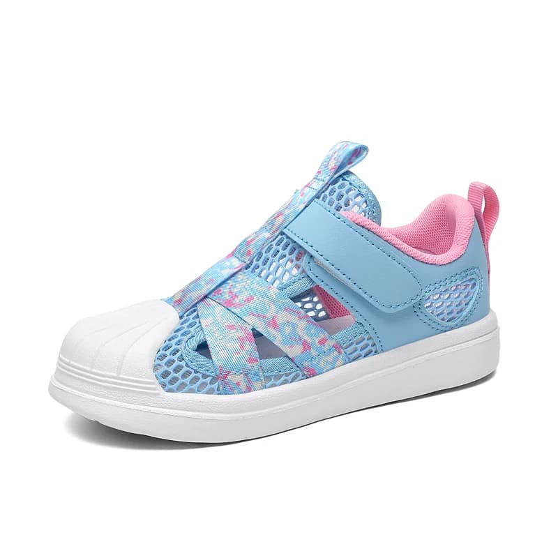 Scarpe casual traspiranti estive Sandali per bambini Sneakers alla moda per ragazza ragazzo Scarpe da passeggio leggere antiscivolo Scarpe sportive comode