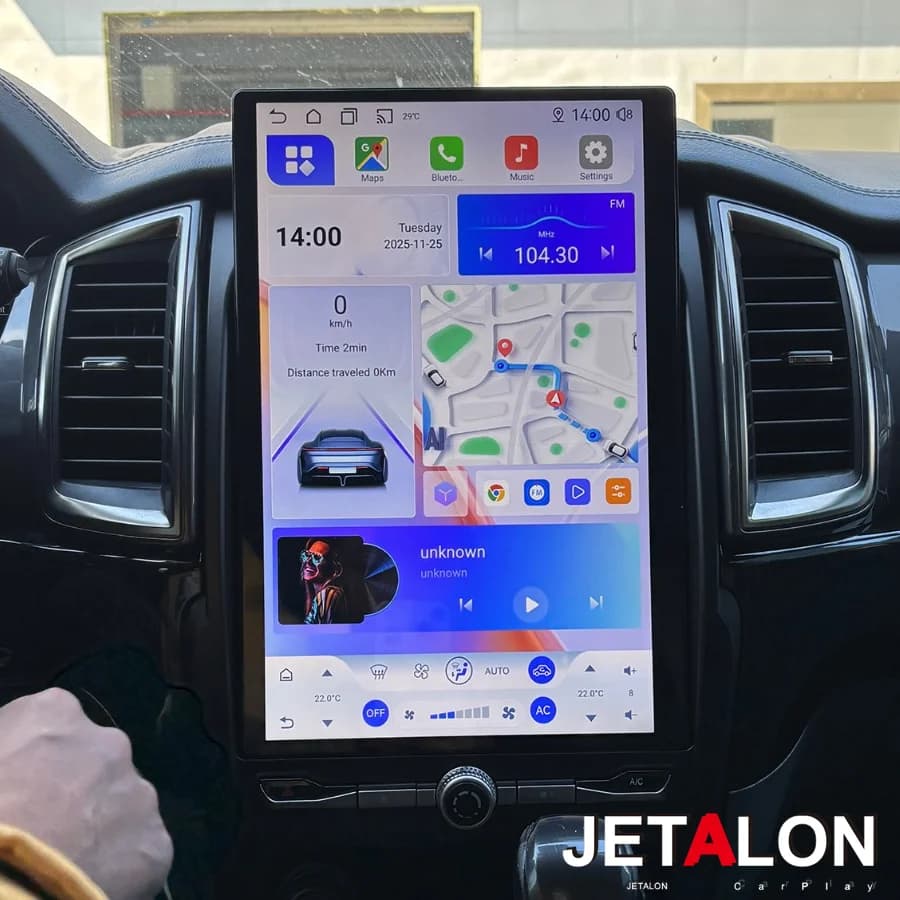 14.5" Screen For Ford Everest 2016-2020 LHD RHD Air Condition Android 13 Car Radio DSP Carplay Android Auto GPS 4G WiFi BT
