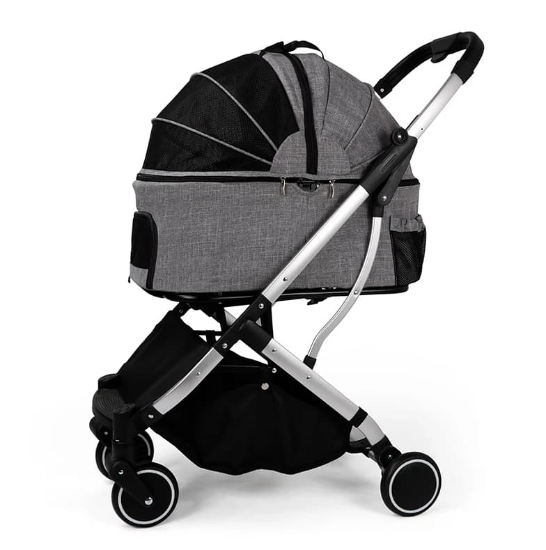 Newly Design 4 Wheel Pet Trolleys Cat / Dog Easy Walk Folding Travel Carrier Carriage Pet Stroller