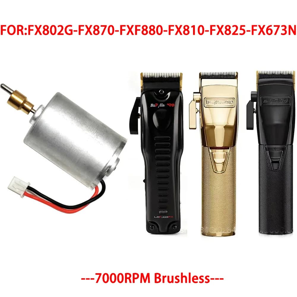 Per BabylissPRO FX802G/FX870/FXF880/FX810/FX825/FX673N Trimmer Motore Brushless Professionale Tagliacapelli Accessori 7000RPM