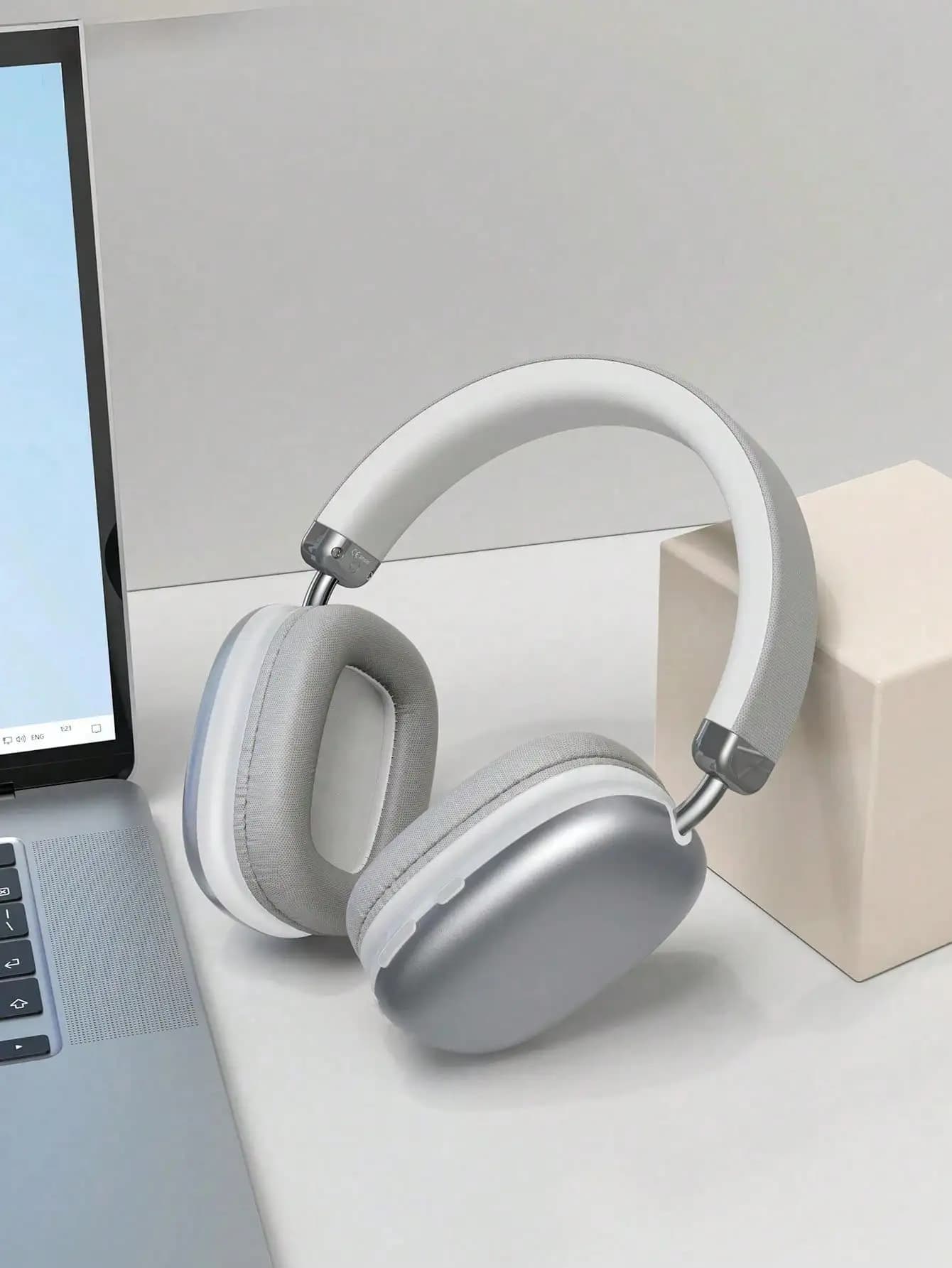 Cuffie Bluetooth Over-Ear Wireless HiFi per Musica e Gaming, Comode con Microfono per iPhone, Android, PC, Viaggi, Sport, Regalo Unisex