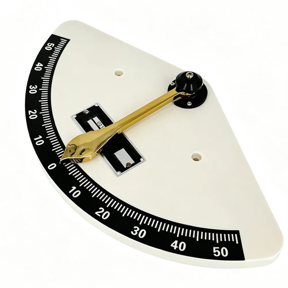 Marine Inclination Indicator Pendulum Operated for Ships Yachts Fishing Boats Motorhomes 60x240mm Clear Design