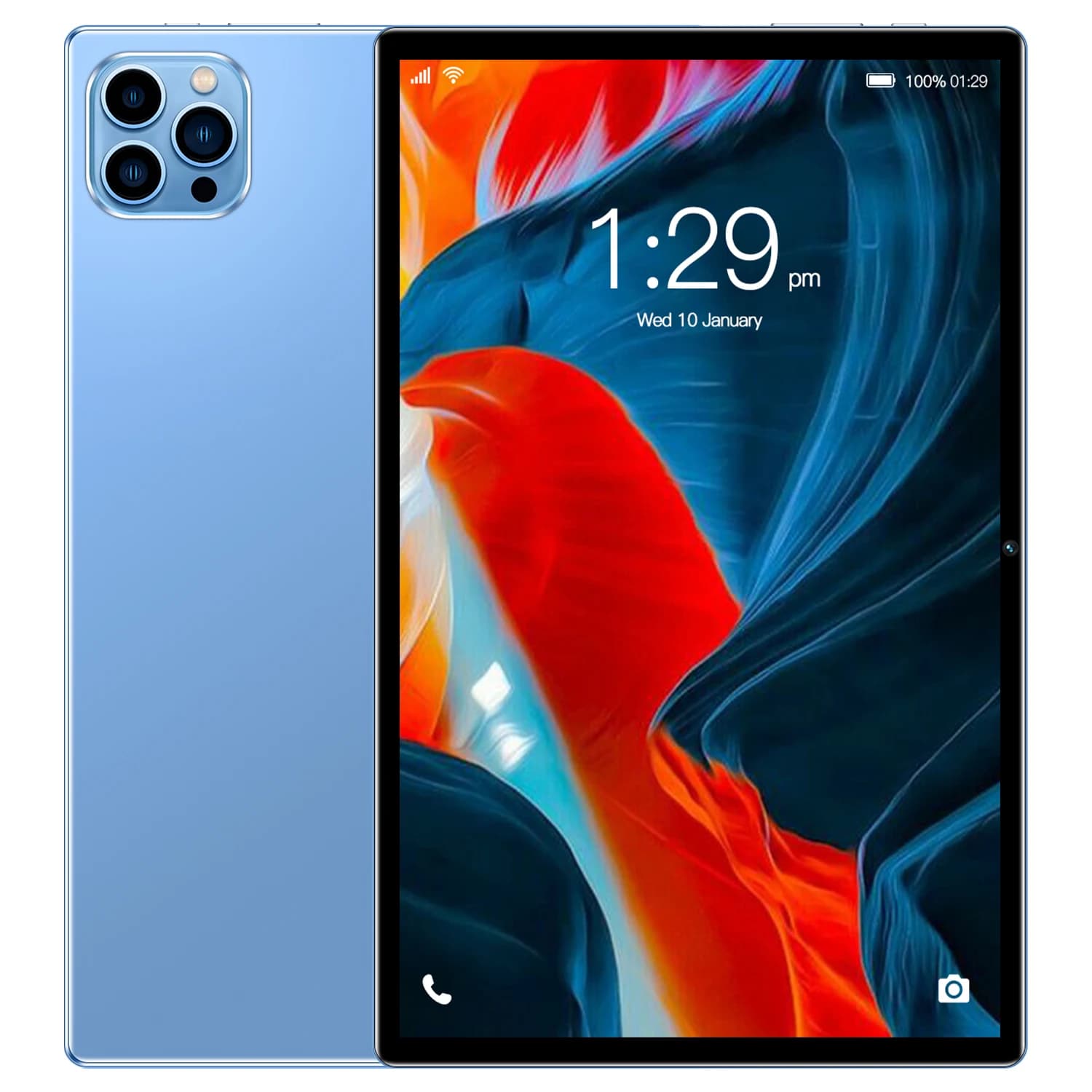 Nuovo Tablet Educativo da 10.1 Pollici, Octa Core, Dual SIM, 4GB RAM, 64GB ROM, Chiamate 3G, Bluetooth, WiFi, Tablet PC Google, 6000mAh